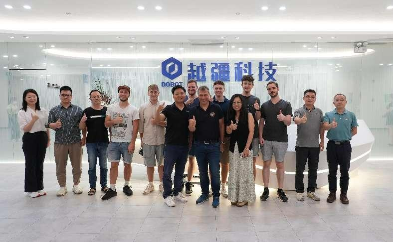 越疆,機(jī)器人產(chǎn)業(yè)學(xué)院，崗課賽證融通-國(guó)際交流不斷，德國(guó)職校代表團(tuán)到訪越疆